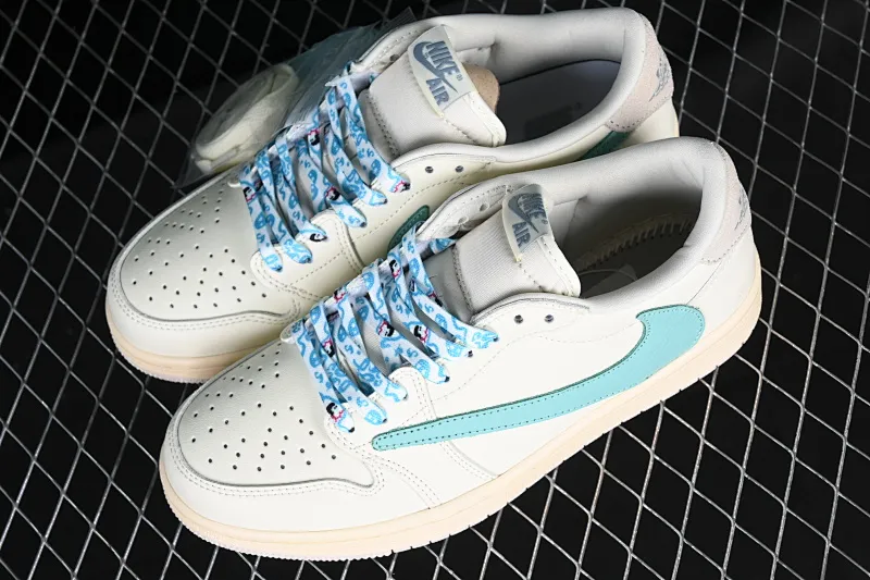 All categories Air Jordan Jordan series basketball shoes Air Jordan 1 Low Travis Scott x Air Jordan 1 Low OG AJ1 Joe 1 joint overhead hook DM7866-102